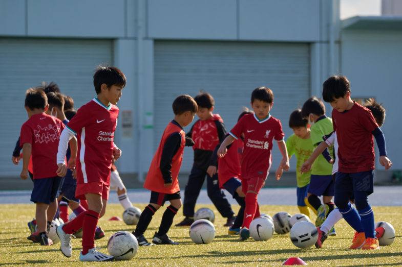 泉佐野市―サッカースクール練習風景